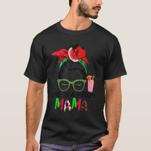 T-shirt Maman Mange Un Dans Un Melon Mama Watermelon