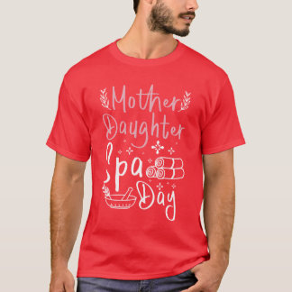 T-shirt Maman mère Fille Spa Jour vintage