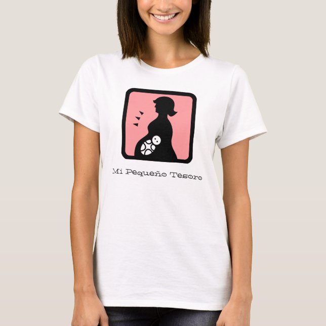T-shirt Maman, MI Pequeo Tesoro (Devant)