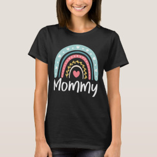 T-shirt Maman mignonne Maman Famille Correspondance Arc-en