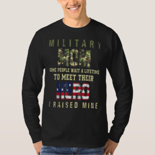 T-shirt Maman Militaire J'Ai Élevé Mon Héros Amérique Arm