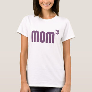 T-shirt Maman Mom3 cubée exponentiellement