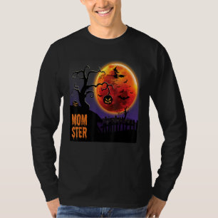 T-shirt Maman Momster Halloween Maman Ster Mères Folles Mè