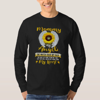 T-shirt Maman Mon Ange Gardien Elle Ne Sera Jamais Partie