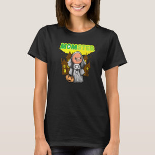 T-shirt Maman Monstre Maman Scary Halloween Maman Creepy C