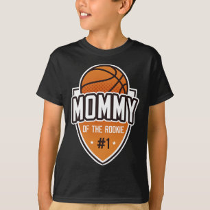 T-shirt Maman Of Rookie 1er Anniversaire Bysketbyll Party