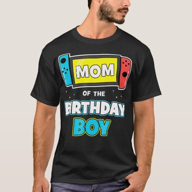 T-shirt Maman of the Birthday Boy Funny Birthday Video Gam (Devant)