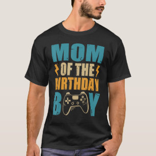 T-shirt Maman of the Birthday Boy Gamepad Matching Family 