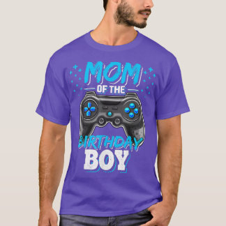 T-shirt Maman of the Birthday Boy Matching Video Gamer Bir