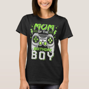 T-shirt Maman of the Birthday Boy Matching Video Gamer Bir