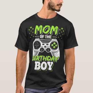 T-shirt Maman of the Birthday Boy Matching Video Gamer Bir