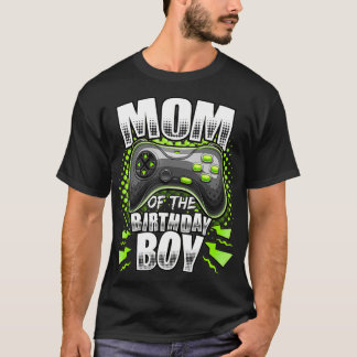 T-shirt Maman of the Birthday Boy Matching Video Gamer Bir