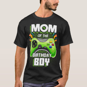 T-shirt Maman of the Birthday Boy Matching Video Gamer Bir