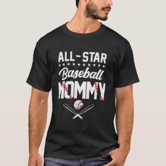 T-shirt Maman Of The Birthday Boy Shirt All Star Baseball