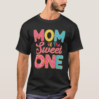T-shirt Maman Of The Sweet Un 1er Anniversaire Thème Donut