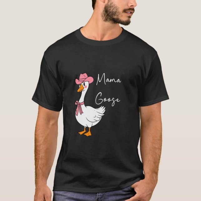 T-shirt Maman Oie Drôle Famille Équivalent Mère (Devant)
