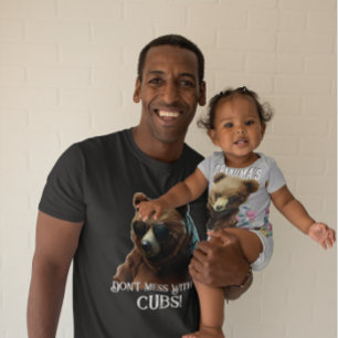 T-shirt Maman ou papa ours "Ne manquez pas mes petits"