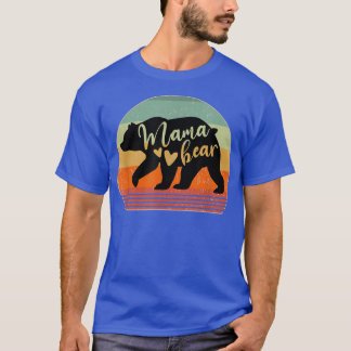 T-shirt Maman Ours Mère Maman Coeurs maman 1285
