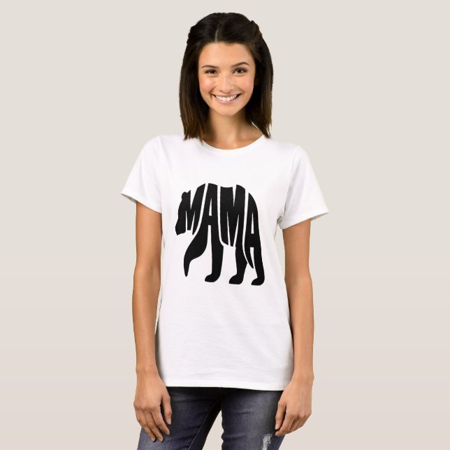 T-shirt Maman Ourse (Devant entier)