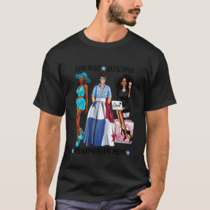 T-shirt Maman panaméenne éduquée et dévouée Maman Panama