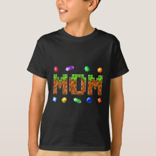 T-shirt Maman Papa Anniversaire Garçon Enfant Joueur Vidéo