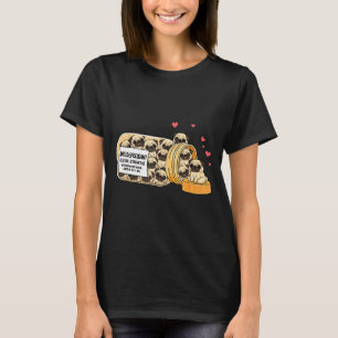 T-shirt Maman Papa Enfants Antidépresseur Drôle Pug