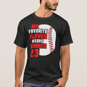 T-shirt Maman Papa Joueur De Baseball Favori Joueur De Bas