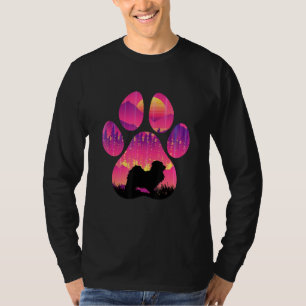 T-shirt Maman Papa Patte Havane Chien Femmes Hommes
