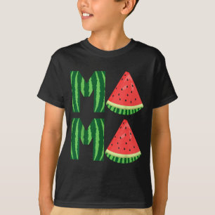 T-shirt Maman pastèque femme mignonne vintage fruit d'été