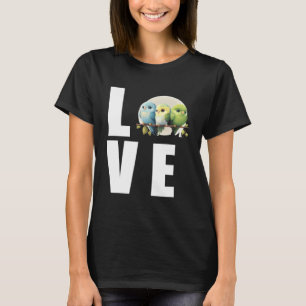 T-shirt Maman Perruche Amour Perruche Oiseau 1