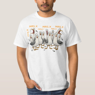 T-shirt Maman personnalisée Mouette Drôle Fête des mères M