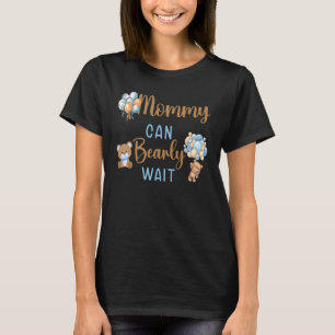 T-shirt Maman peut attendre sans sexe baby shower M