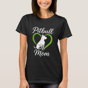 T-shirt Maman Pitbull Amoureuse des Chiens Propriétaire
