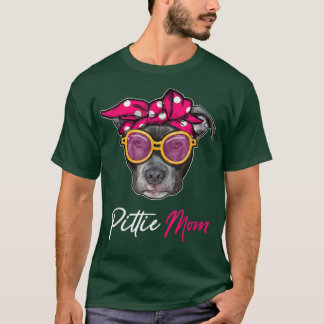 T-shirt Maman Pittie Pitbull Amoureux des chiens Fête des 