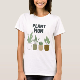 T-shirt Maman plante