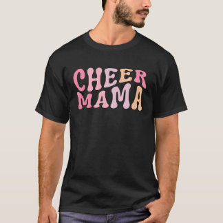 T-shirt Maman pom-pom girl Cheer Maman Maman Mère