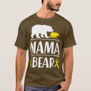 T-shirt Maman Porte Enfance Cancer Sensibilisation Maman D