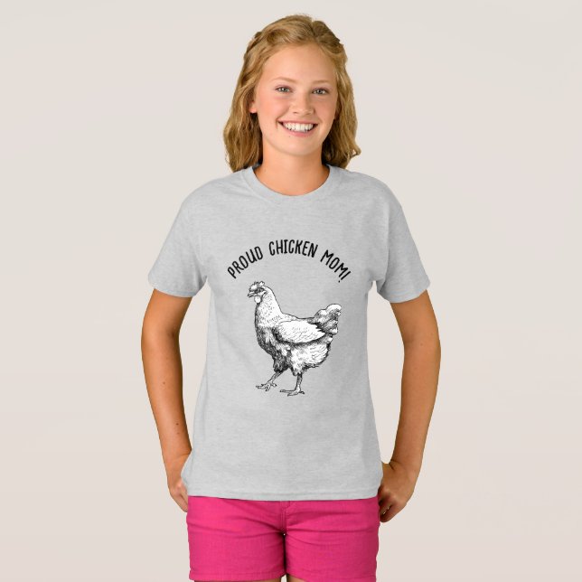 T-shirt Maman poule ! (Devant entier)