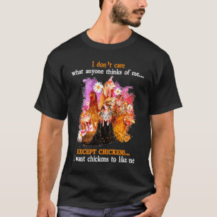 T-shirt Maman poule agricultrice Je veux que les poules m'