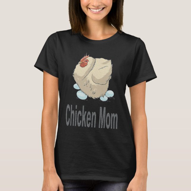 T-shirt Maman Poule  Élevage de Poules (Devant)