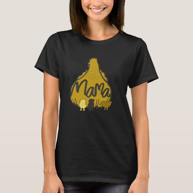 T-shirt Maman Poule  Mère Poulet (Devant)