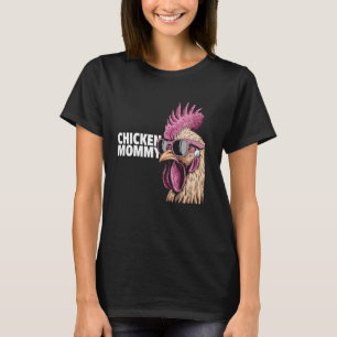 T-shirt Maman Poule Mignon Poulet Coq Poulailler Élevage O