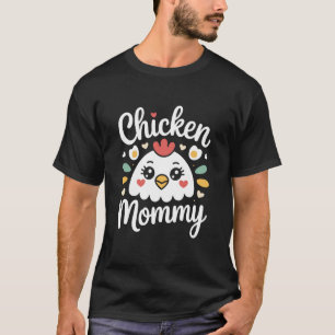T-shirt Maman poulet poussin maman mère agriculteur volail