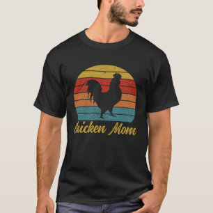 T-shirt Maman Poulet Rétro Propriétaire de Poulet Poulet