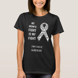 T-shirt Maman pour le cancer du poumon