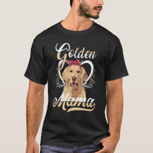 T-shirt Maman propriétaire de chiot chien Retriever doré m