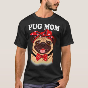 T-shirt Maman Pug Classique 581