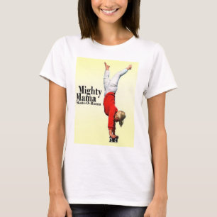 T-shirt Maman puissante Raie-o-Rama B classique de mamans
