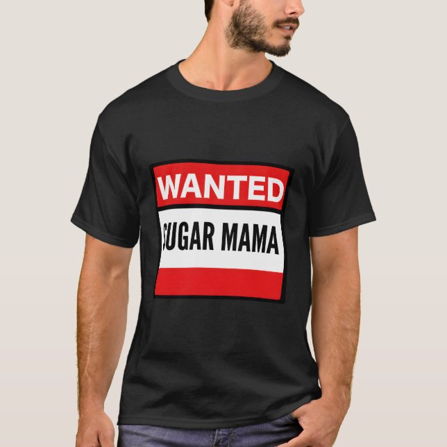 T-shirt Maman Recherchée de sucre (Devant)