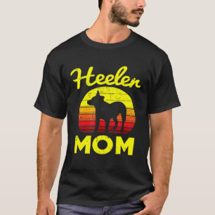 T-shirt Maman Red Blue Heeler Mignonne Chienne de Bétail A